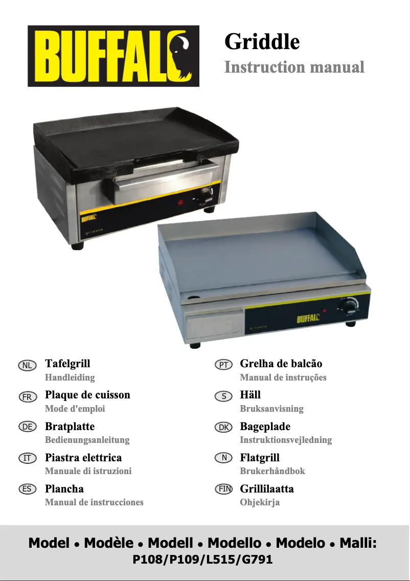 Page n°1 - Manuel utilisateur Buffalo G791