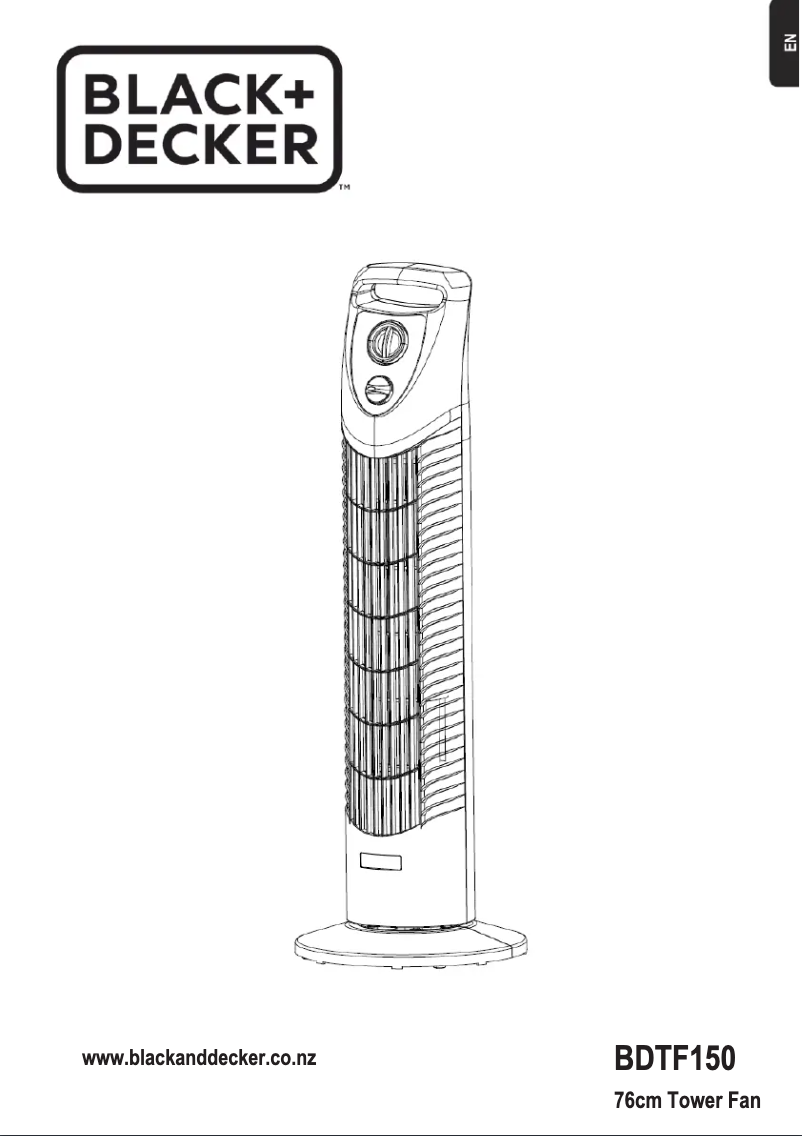 Page 1 de la notice Manuel utilisateur Black & Decker BDTF150