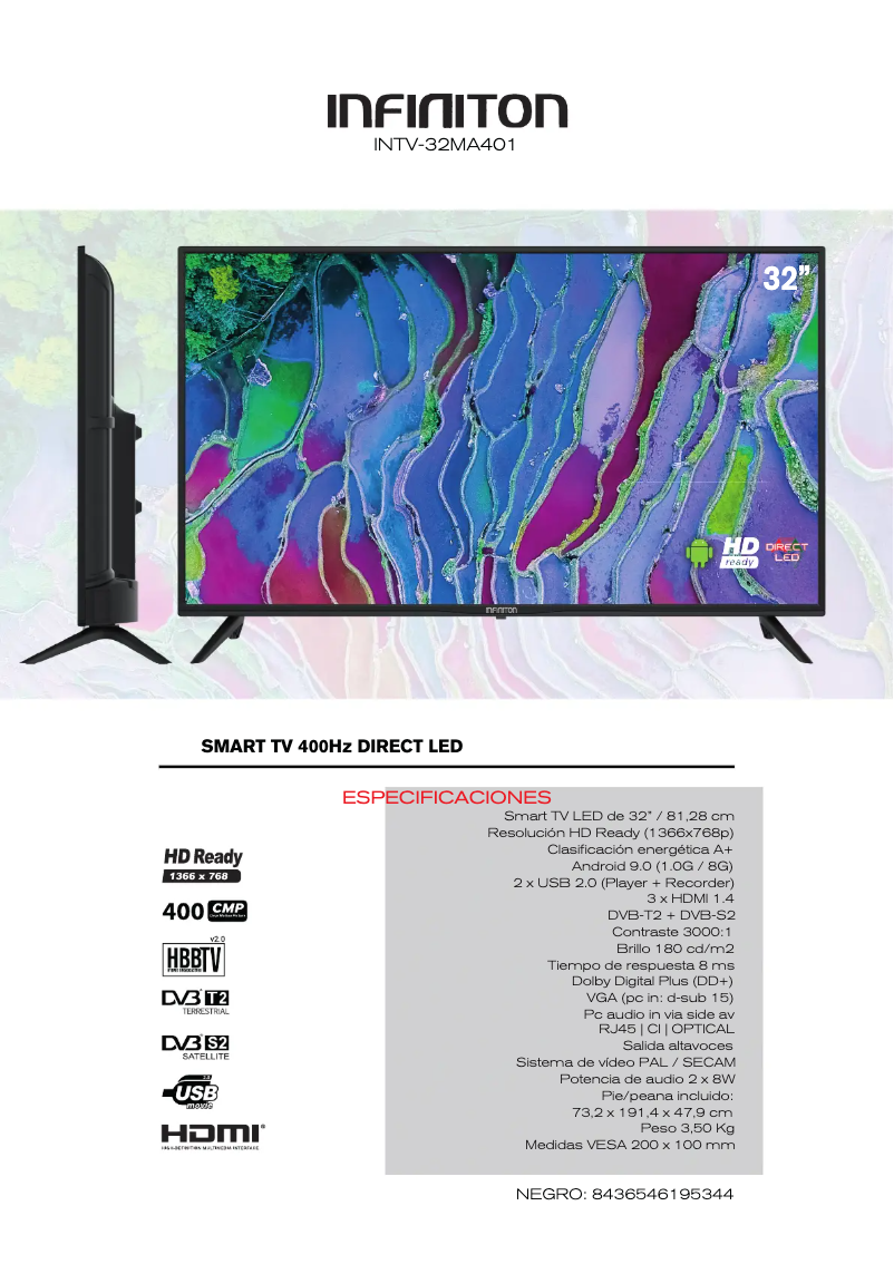 Page n°1 - Brochure Infiniton INTV-32MA401