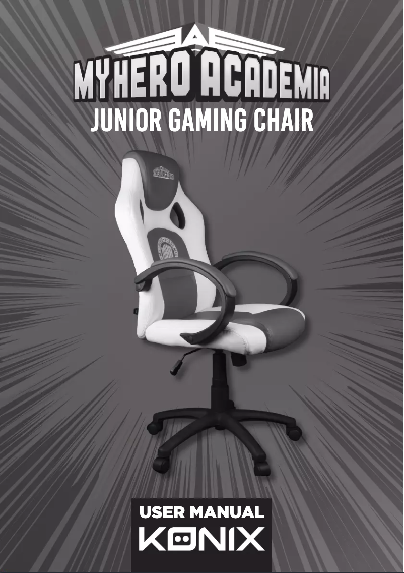 Page 1 de la notice Manuel utilisateur Konix My Hero Academia