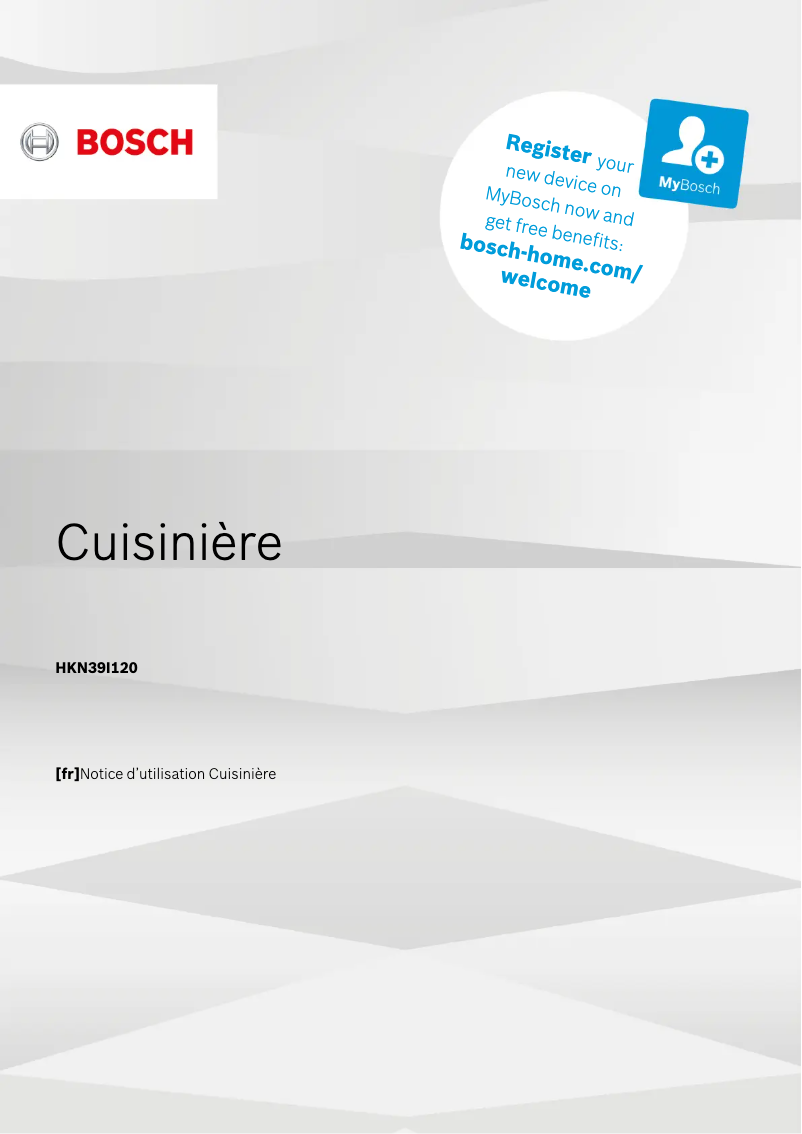 Image de la première page du manuel de l'appareil HKR39I120