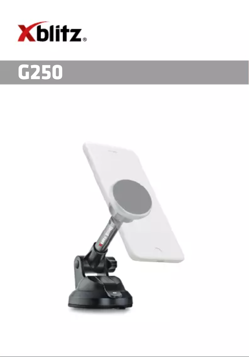 Image de la première page du manuel de l'appareil G250