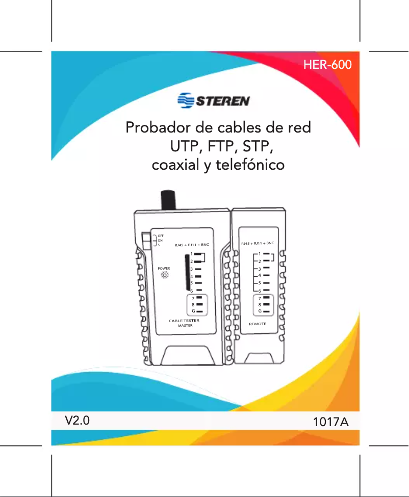 Image de la première page du manuel de l'appareil HER-600