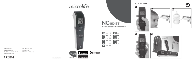 Image de la première page du manuel de l'appareil NC 150 BT