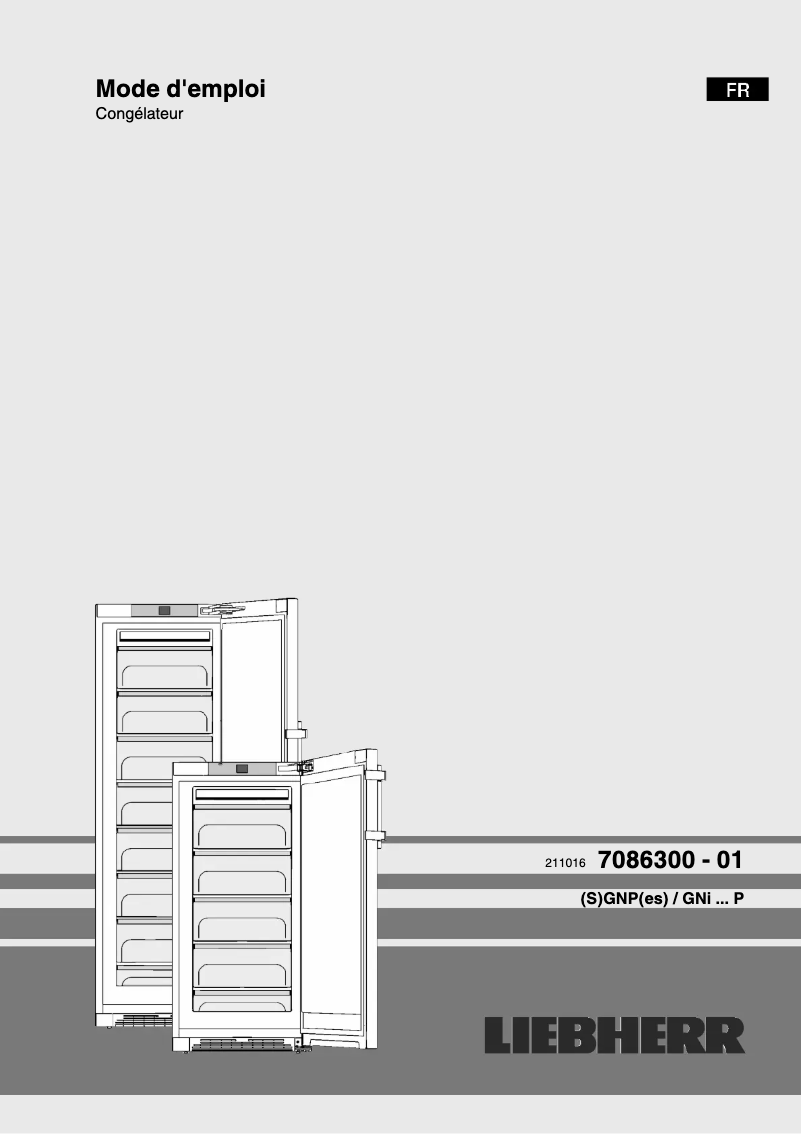 Image de la première page du manuel de l'appareil GNP 3855