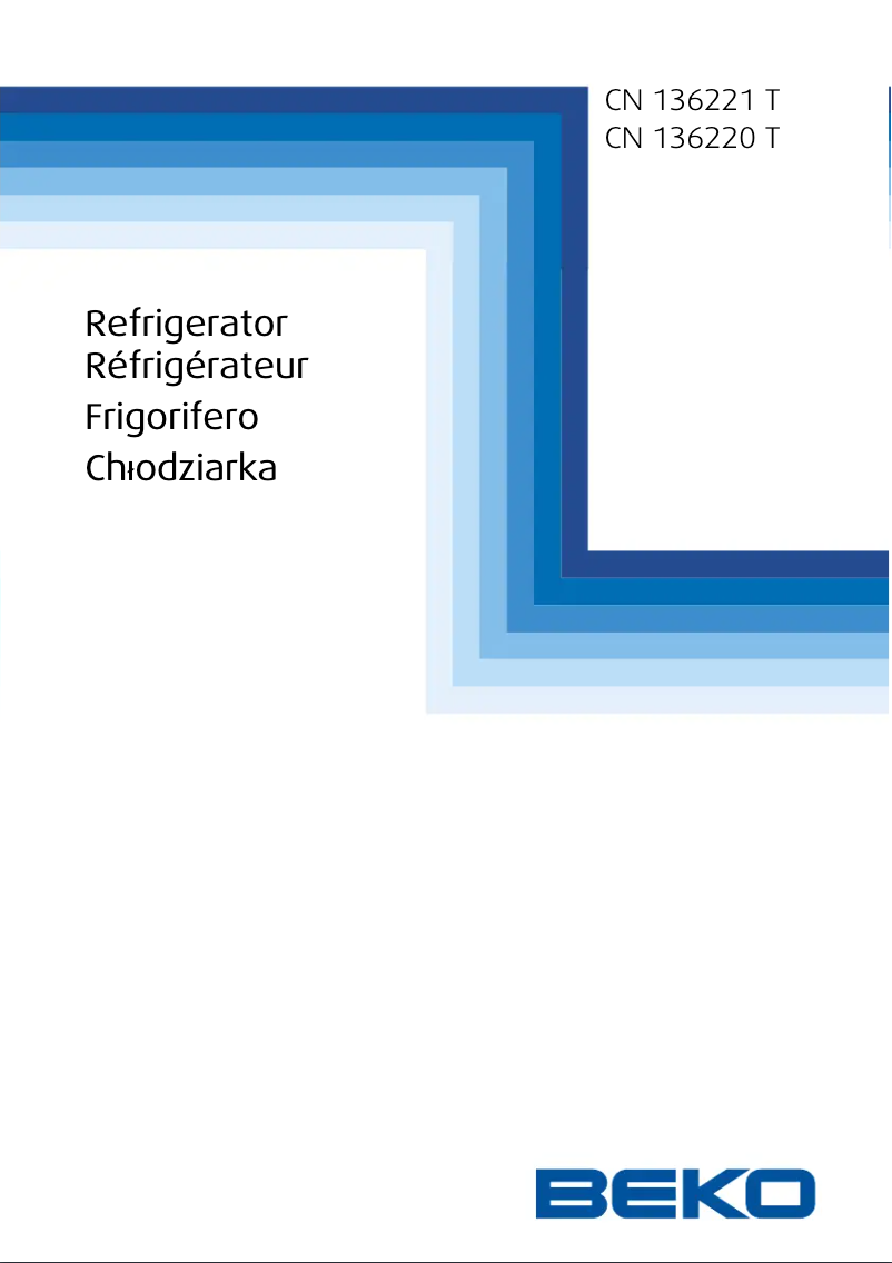 Image de la première page du manuel de l'appareil CN 136231 T