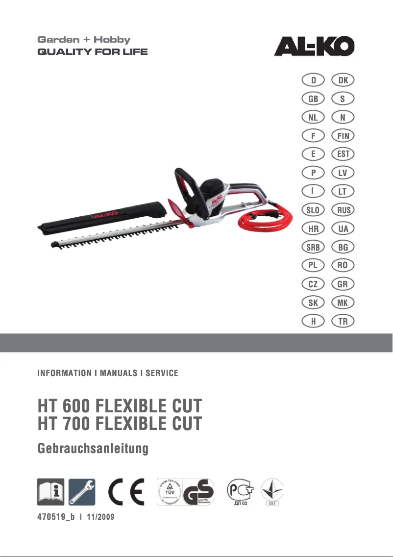 Image de la première page du manuel de l'appareil HT 700 Flexible Cut