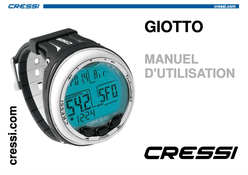 Imagen de la primera página del manual del dispositivo Giotto