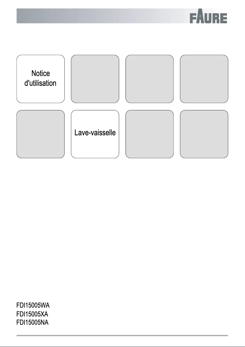 Page 1 de la notice Manuel utilisateur Faure FDI15005WA