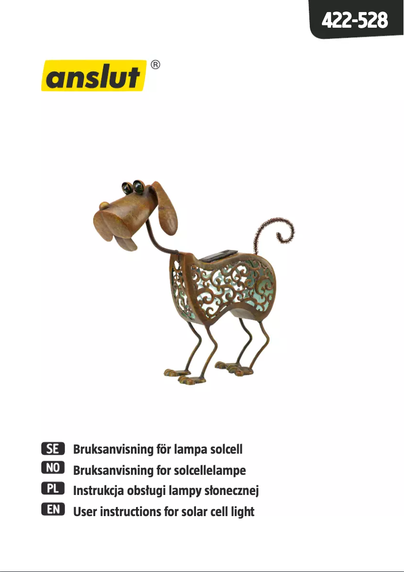 Image de la première page du manuel de l'appareil 422-528