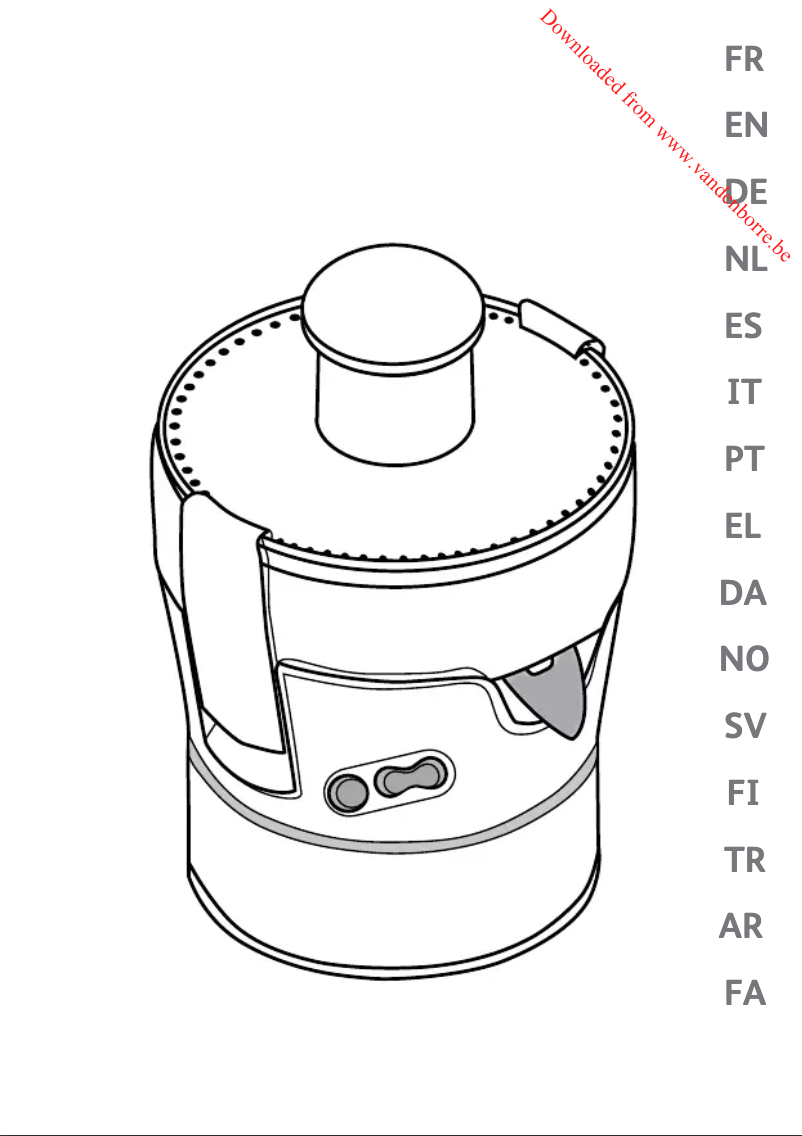 Page n°1 - Manuel utilisateur Moulinex Elea JU3801