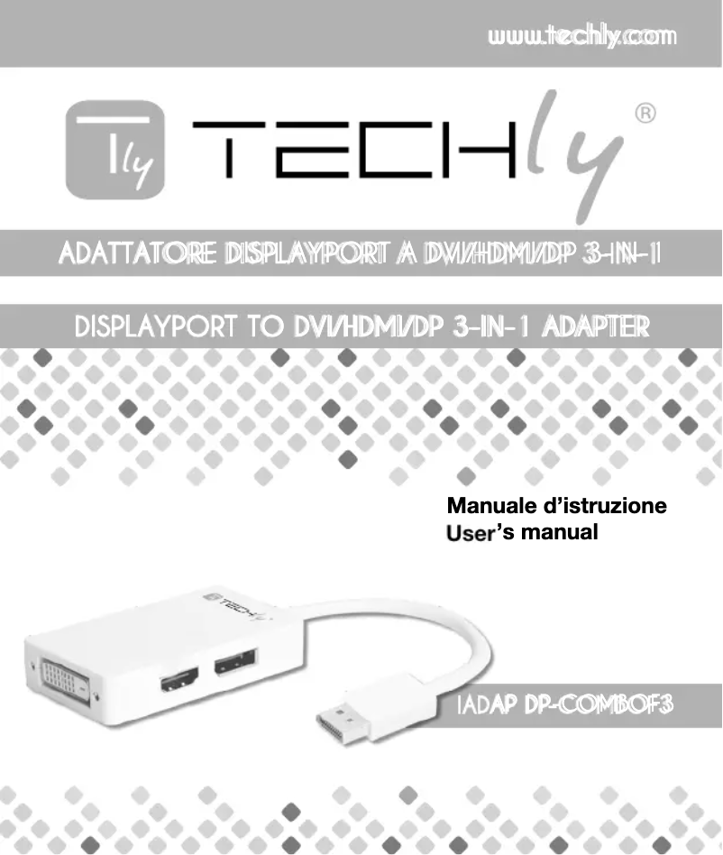 Página 1 del manual Manual de usuario Techly IADAP DP-COMBOF3