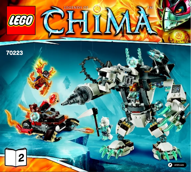 Page n°1 - Manuel utilisateur Lego Chima 70223