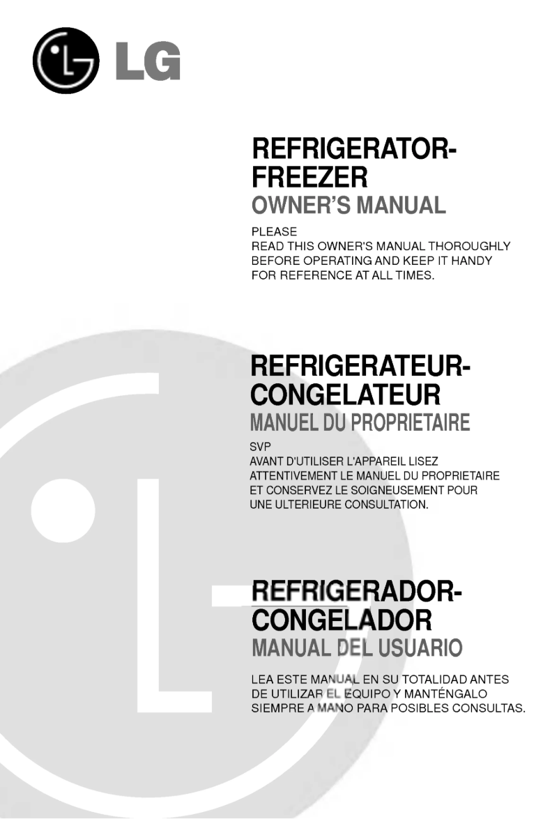 Page 1 de la notice Manuel utilisateur LG GR-R712JLQ