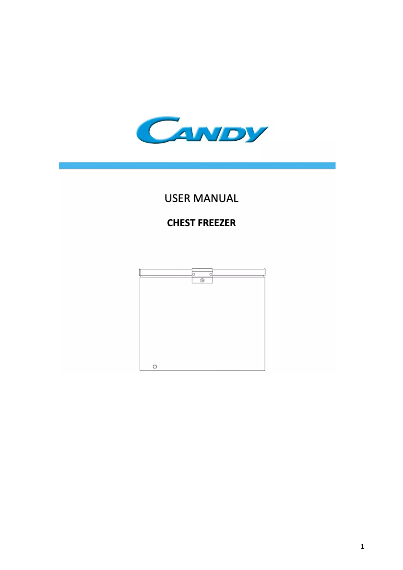 Page 1 de la notice Manuel utilisateur Candy CCHM 100