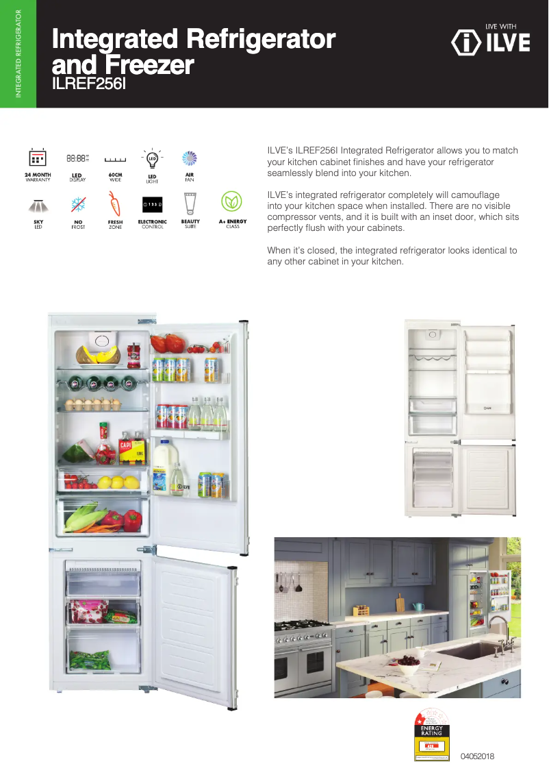 Image de la première page du manuel de l'appareil ILREF256I/L