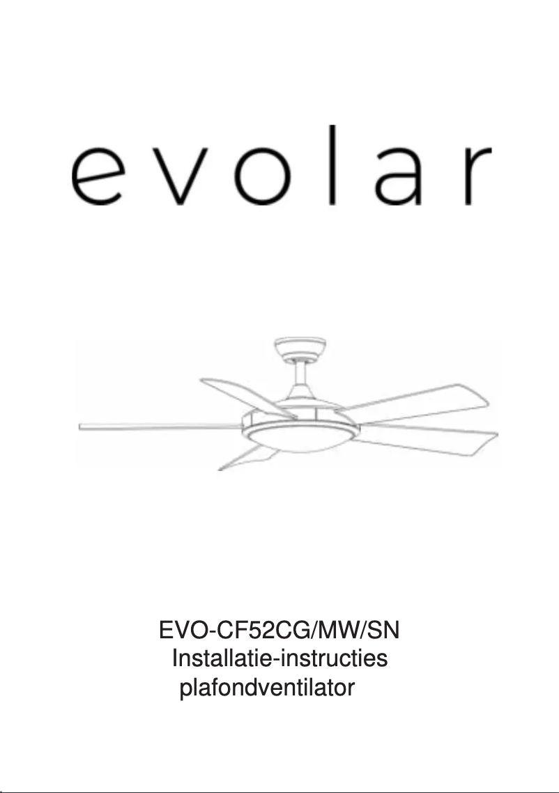 Page n°1 - Manuel utilisateur Evolar EVO-CF52CG