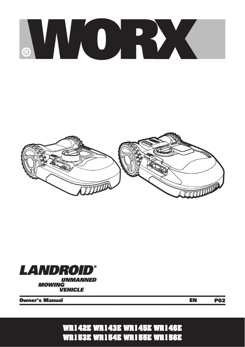 Page n°1 - Manuel utilisateur Worx WR153E