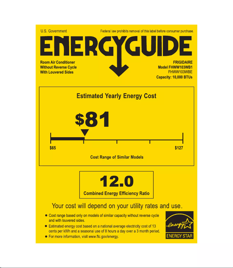 Image de la première page du manuel de l'appareil FHWW103WBE