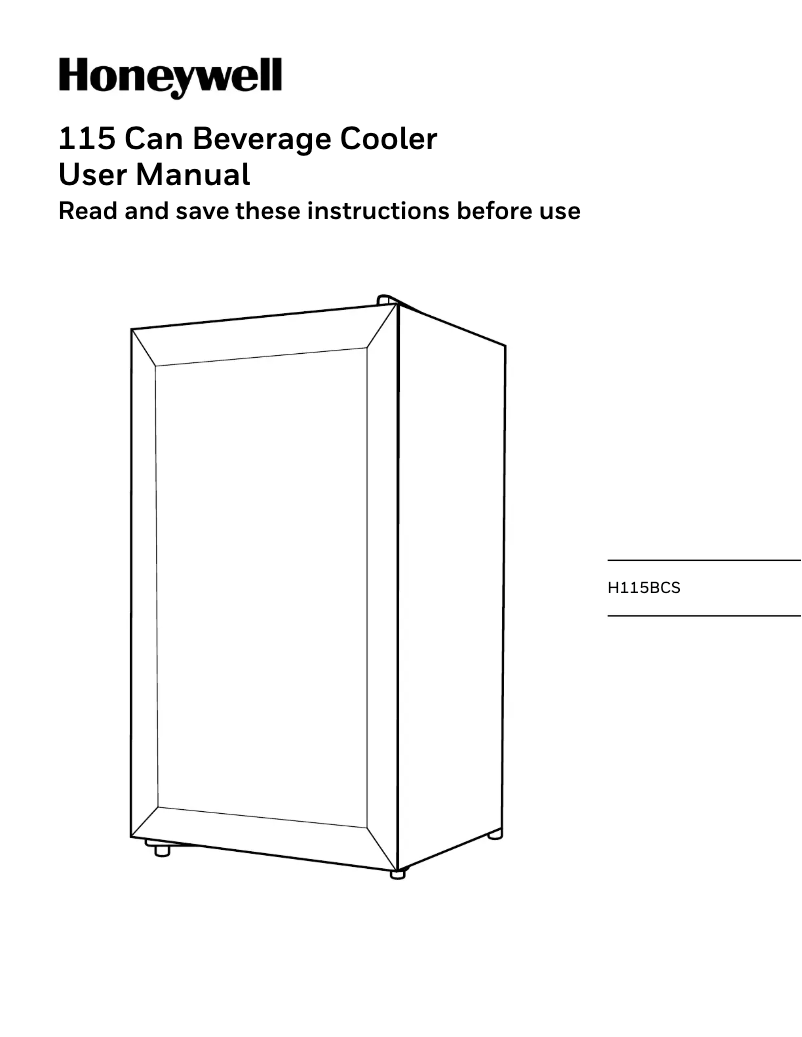 Image de la première page du manuel de l'appareil H115BCS