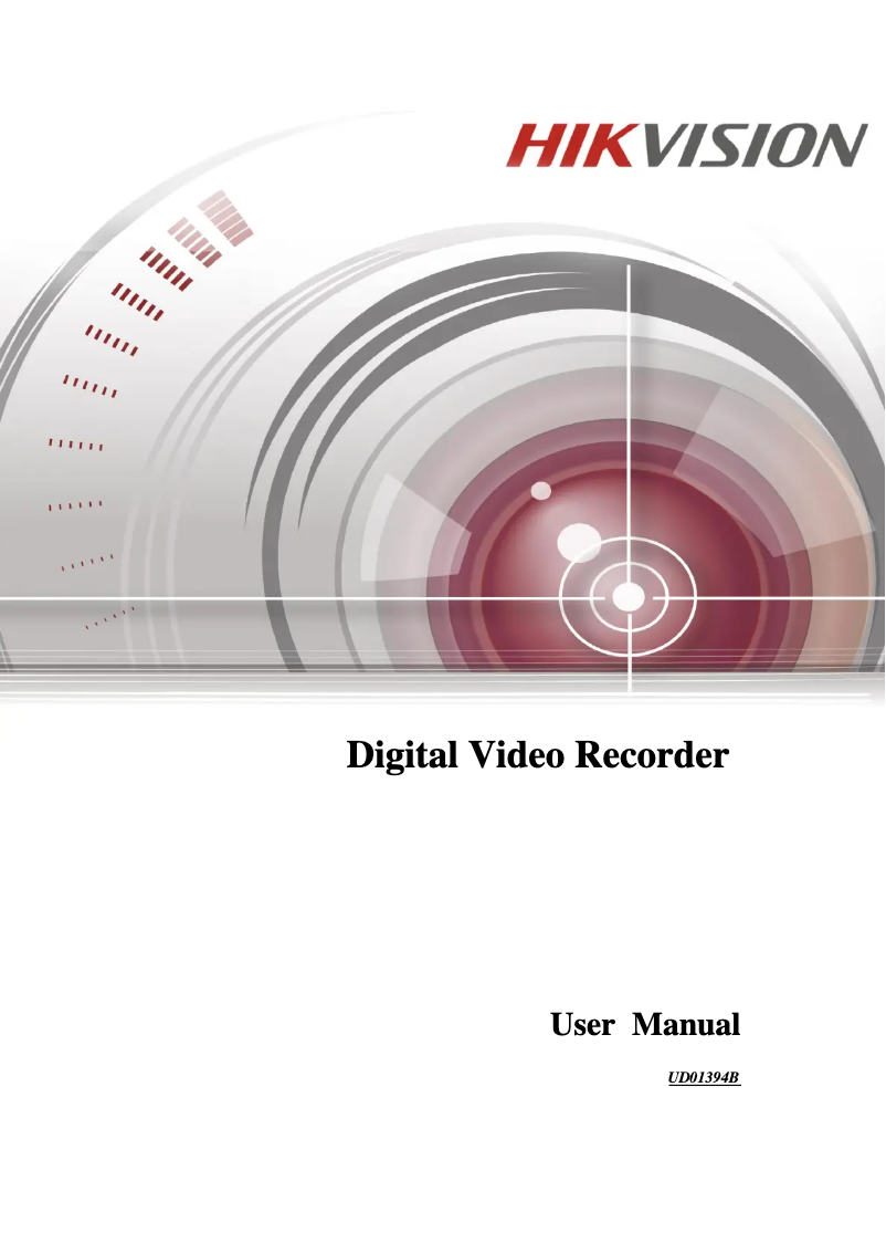Image de la première page du manuel de l'appareil DS-7308HQHI-F4/N