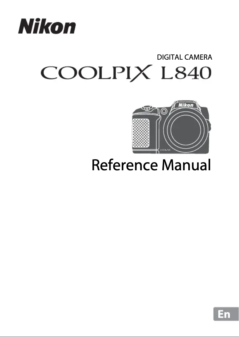 Page 1 de la notice Manuel utilisateur Nikon Coolpix L840