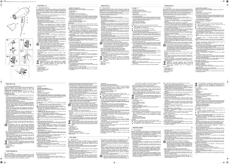 Página 1 del manual Manual de usuario Solac SP7156 2000 Pro