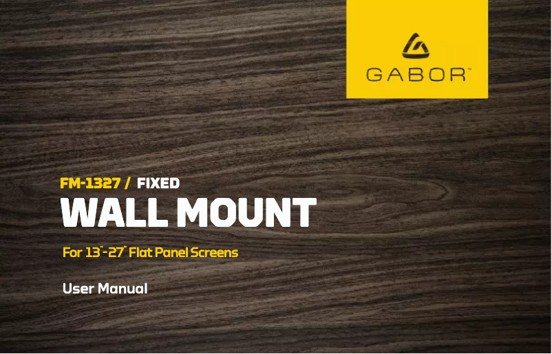 Image de la première page du manuel de l'appareil FM-1327