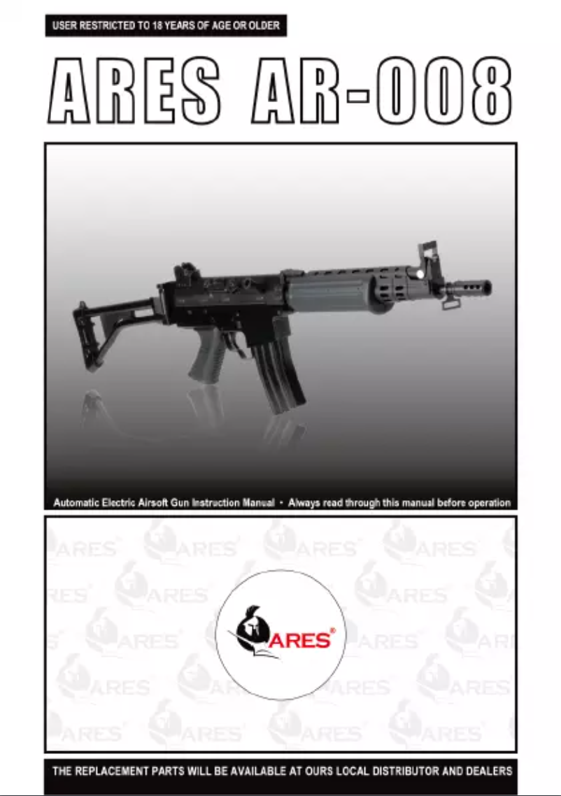 Page n°1 - Manuel utilisateur Ares AR-008