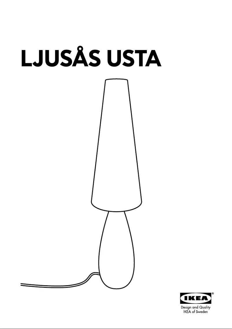 Imagen de la primera página del manual del dispositivo LJUSAS USTA