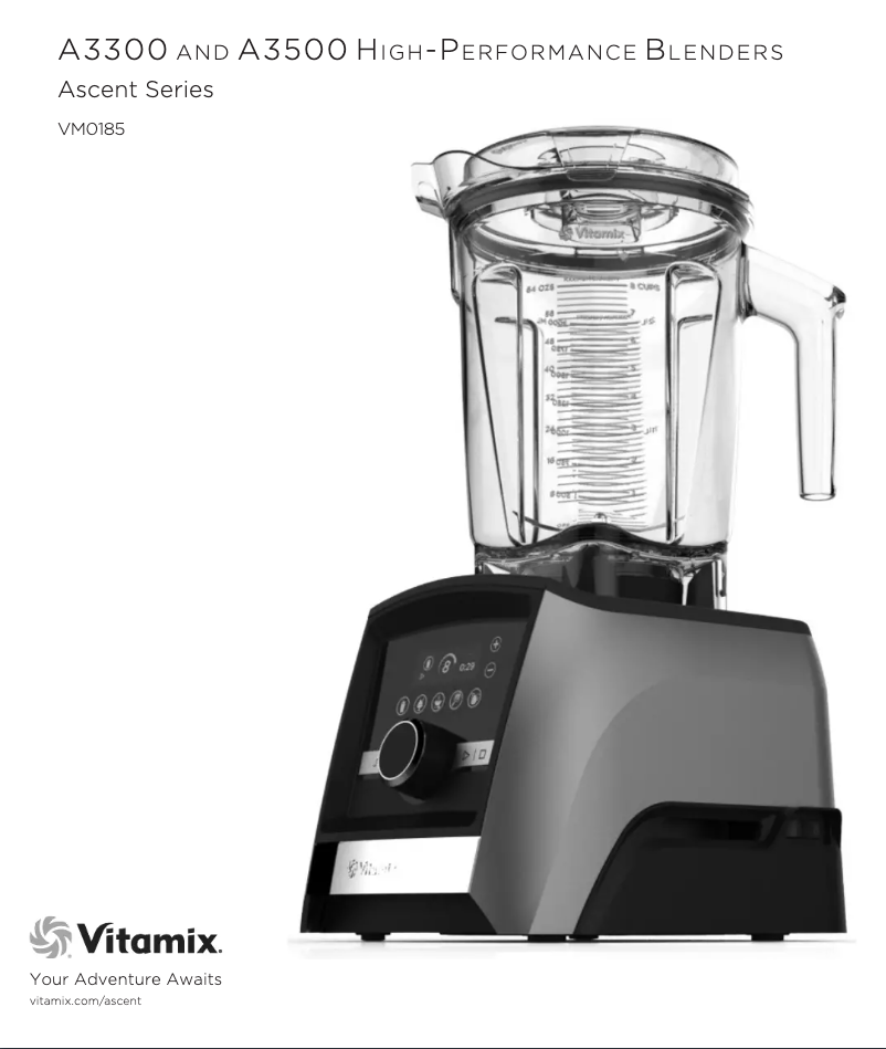 Page n°1 - Manuel utilisateur Vitamix Ascent A3300