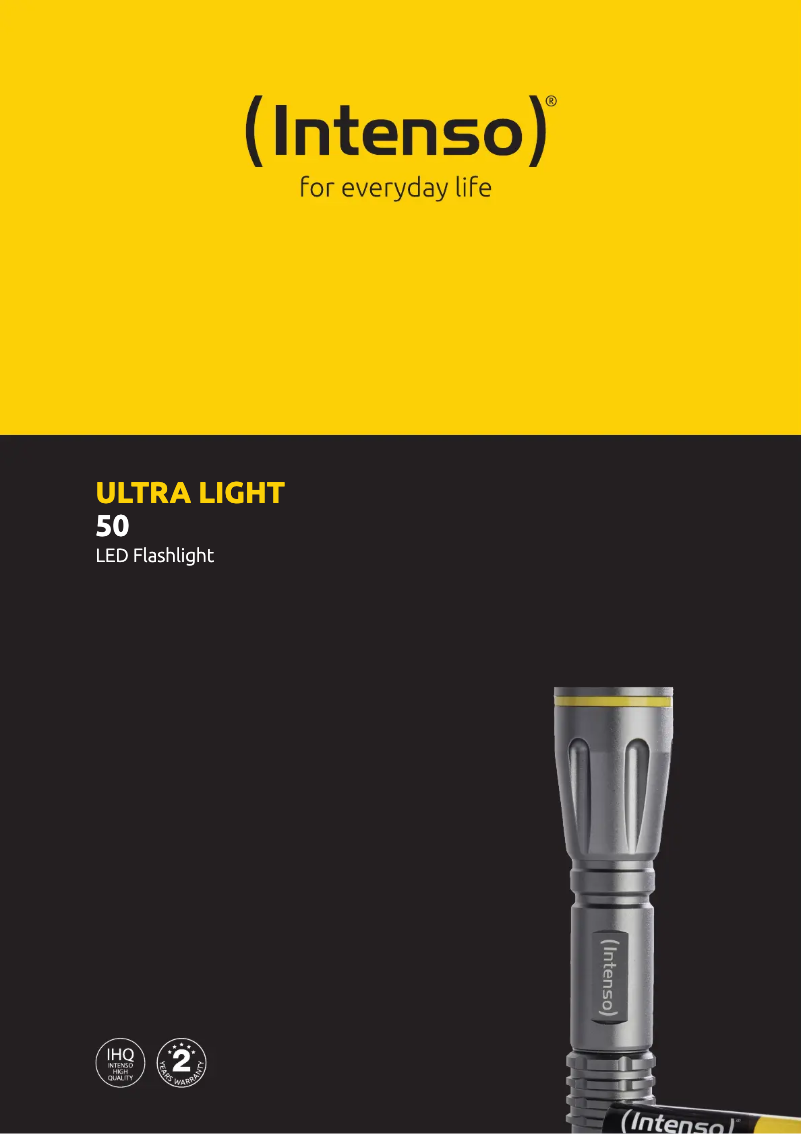 Página 1 del manual Manual de usuario Intenso Ultra Light 50