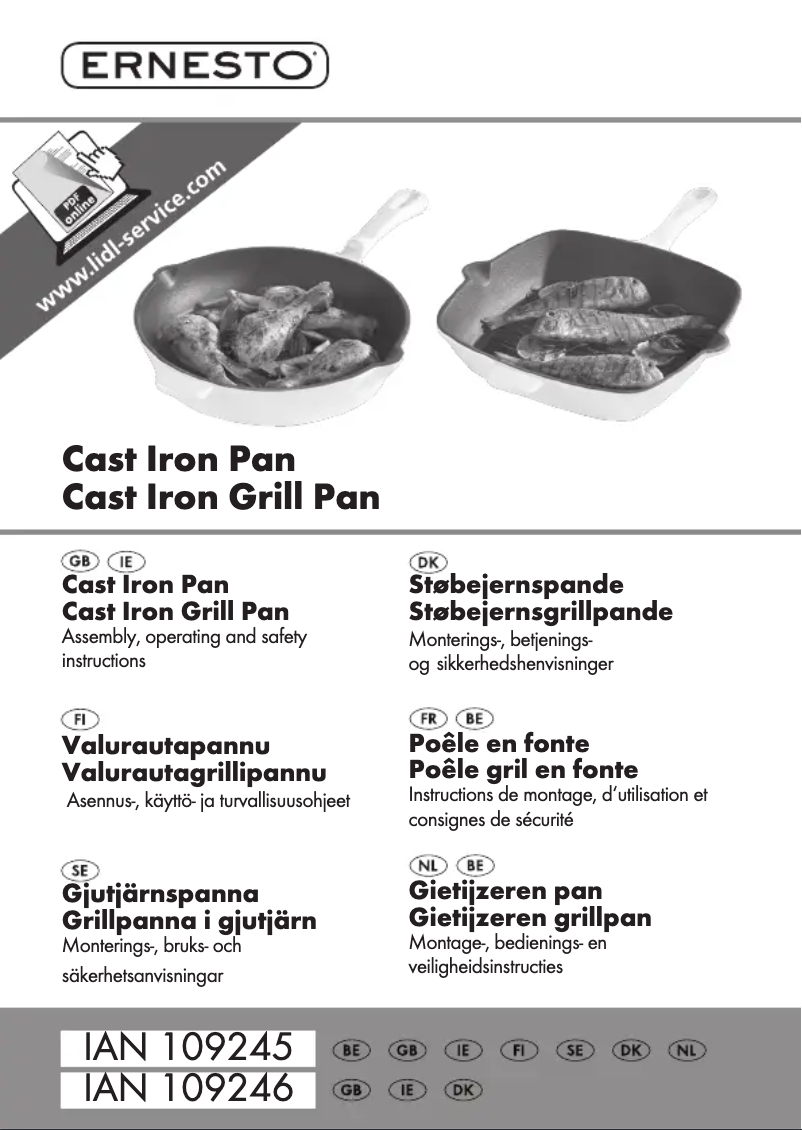 Page n°1 - Manuel utilisateur Ernesto HG00752