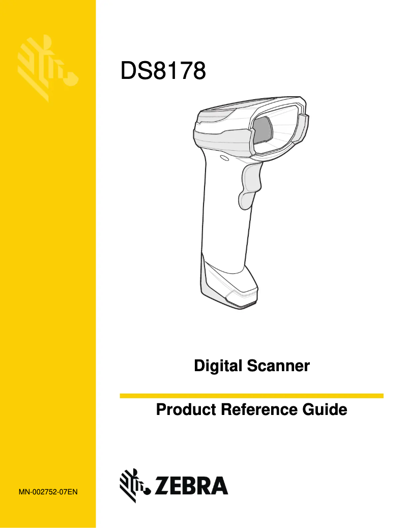 Image de la première page du manuel de l'appareil DS8178