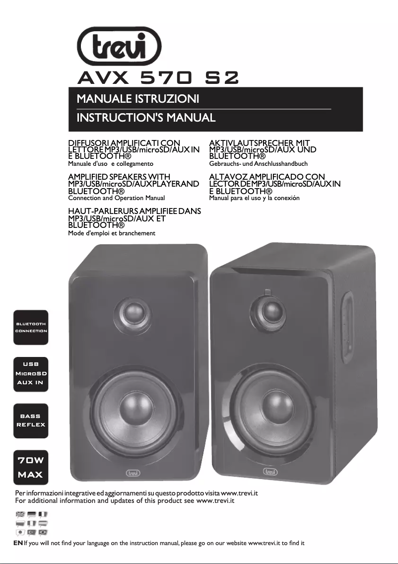 Page n°1 - Manuel utilisateur Trevi AVX 570 S2