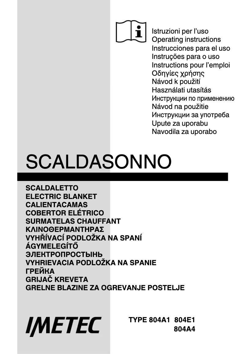 Page n°1 - Manuel utilisateur Imetec 6221C