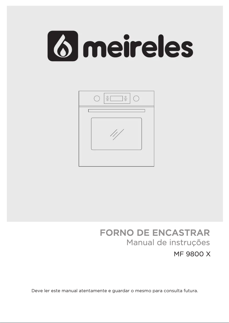 Page 1 de la notice Manuel utilisateur Meireles MF 9800 X