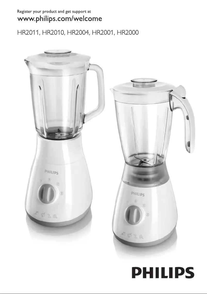 Página 1 del manual Manual de usuario Philips HR2001