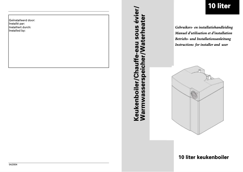 Page 1 de la notice Manuel utilisateur Etna 3413