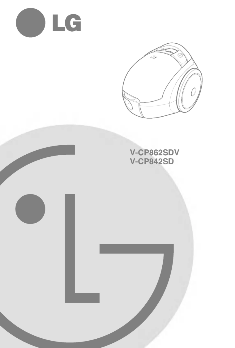 Page 1 of the manual User Manual LG VTCP842SD