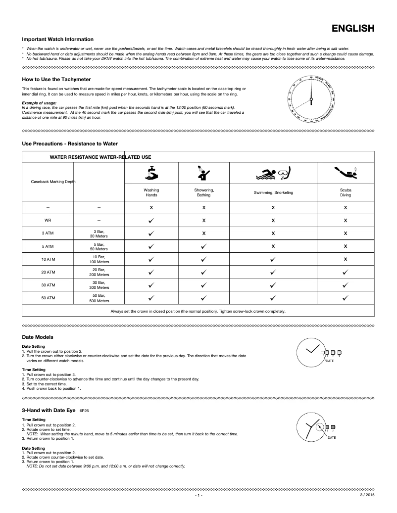 First page image of the manual for Cityspire NY2648
