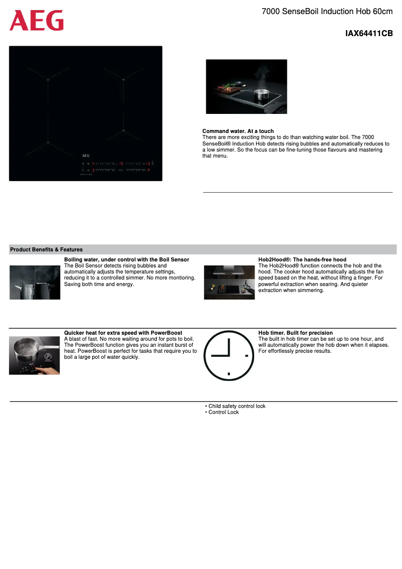 Imagen de la primera página del manual del dispositivo IAX64411CB
