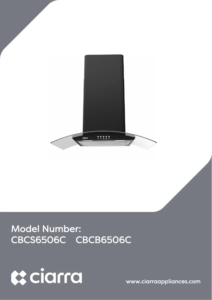 Image de la première page du manuel de l'appareil CBCB6506C