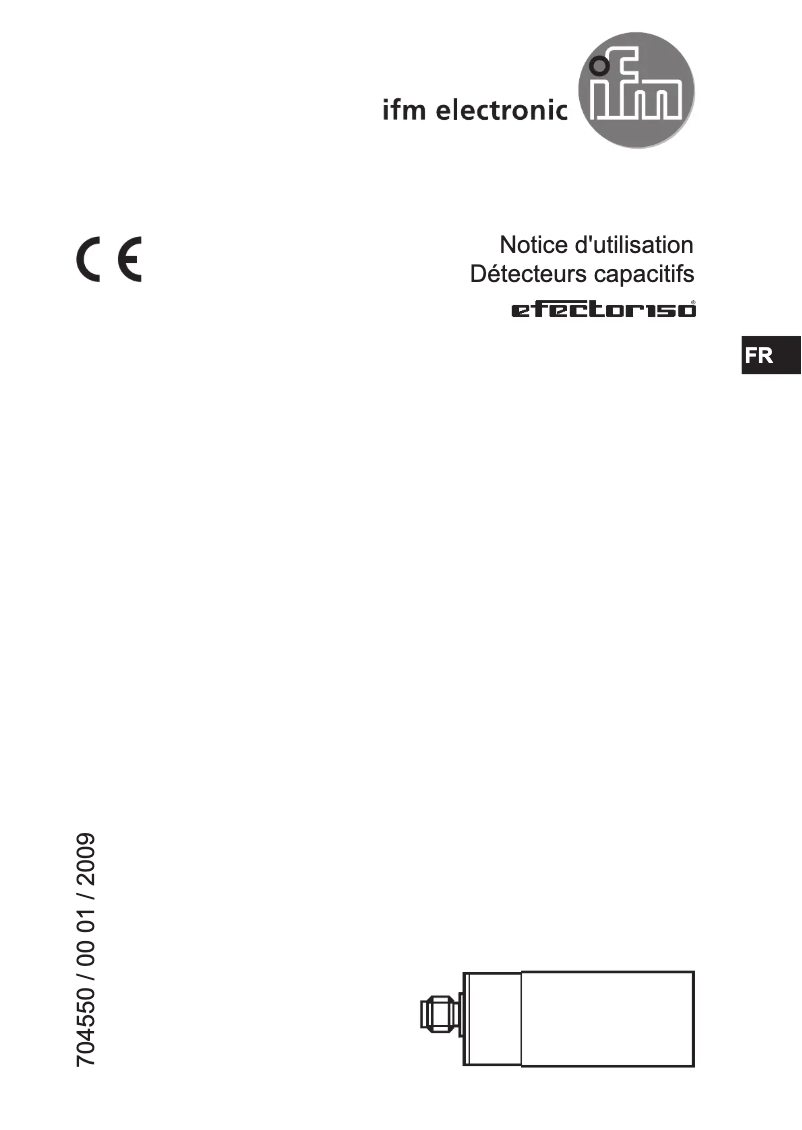 Page 1 de la notice Manuel utilisateur IFM KB0202