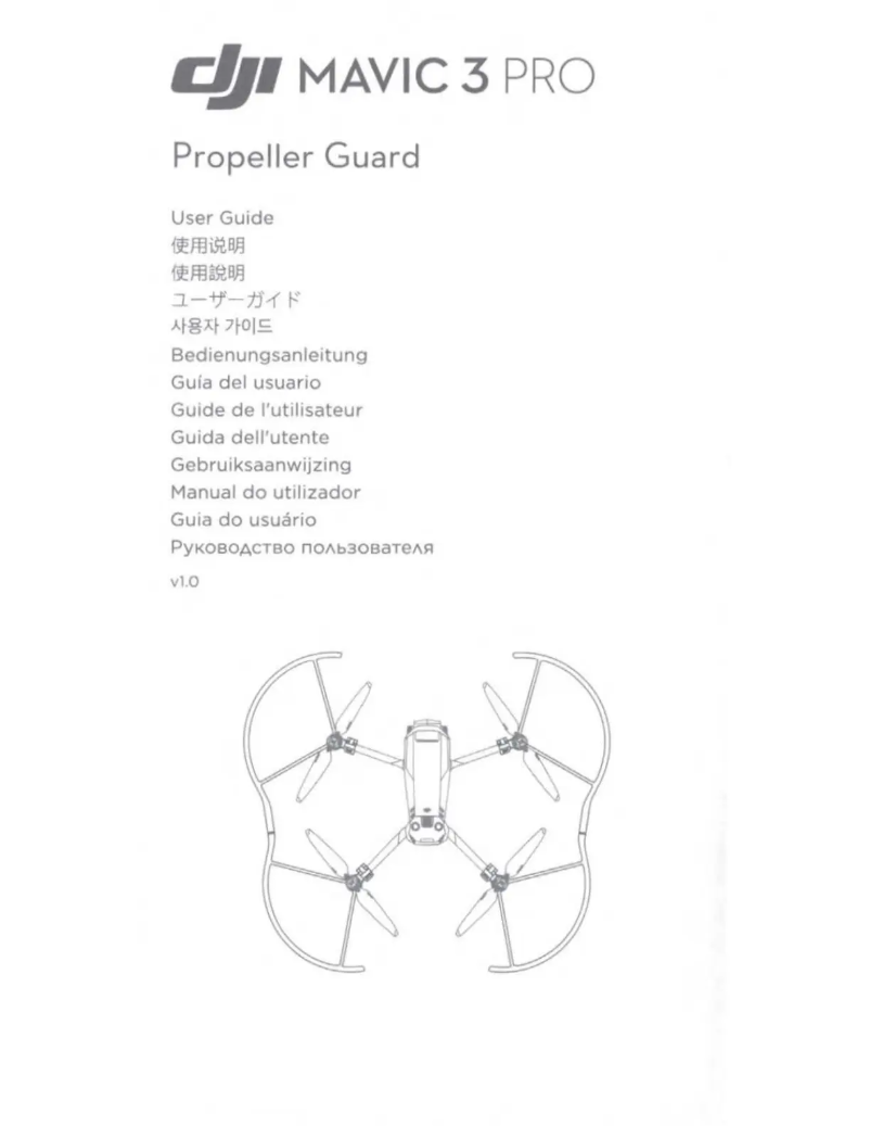 Page 1 de la notice Manuel utilisateur DJI Mavic 3 Pro Propeller Guard