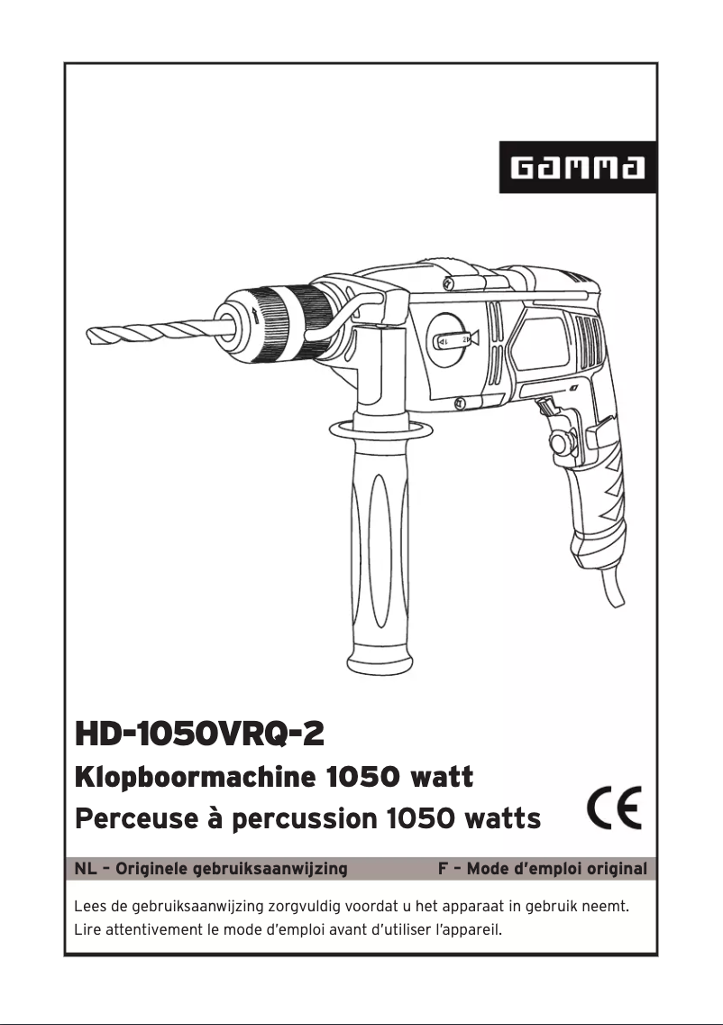 Page n°1 - Manuel utilisateur Gamma HD-1050VRQ-2