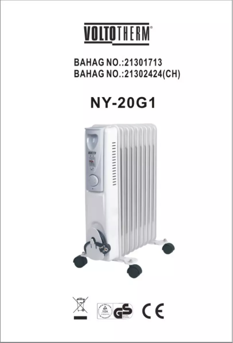 Image de la première page du manuel de l'appareil NY-20G1