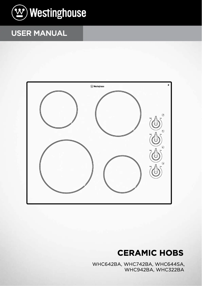 Image de la première page du manuel de l'appareil WHC944BA