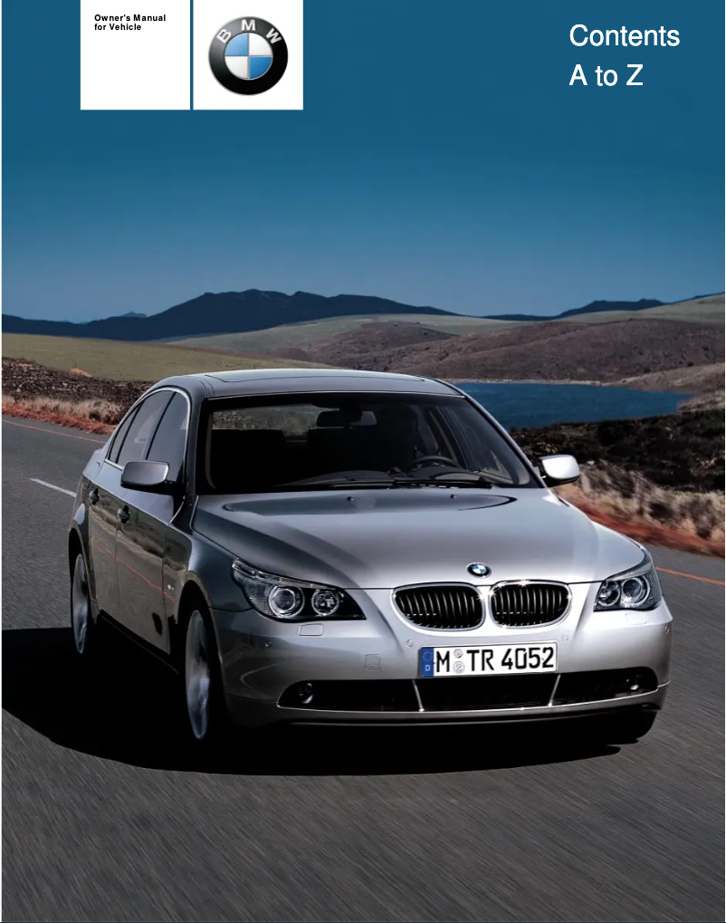 Page 1 de la notice Manuel utilisateur BMW 525i (2004)