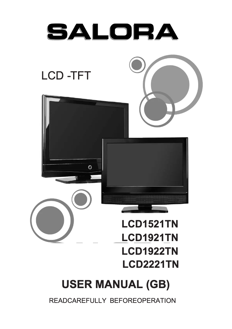 Image de la première page du manuel de l'appareil LCD1522TN